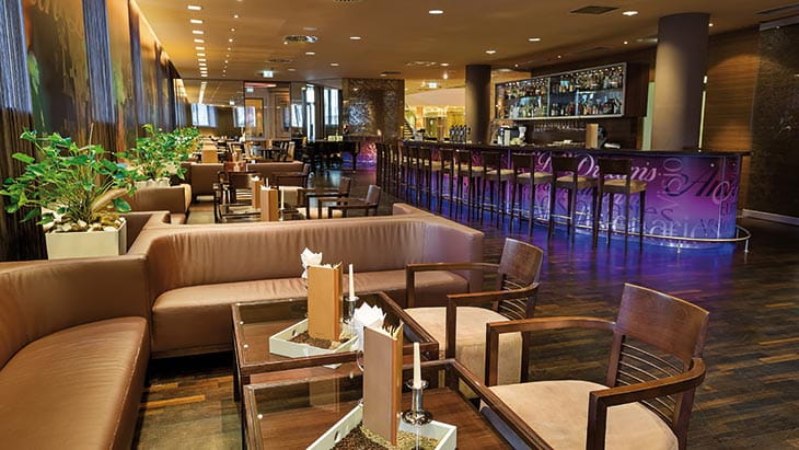 The bar in the Hotel Savoyen, Vienna, Austria